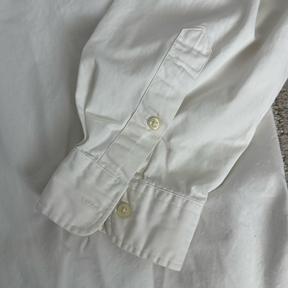 Ralph Lauren oversized “Blake” white button up down collared long sleeve shirt - Picture 5 of 7
